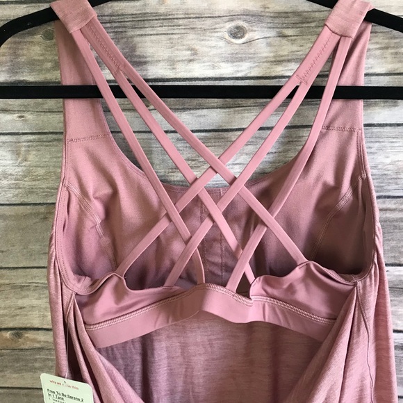 NWT LULULEMON FREE TO BE SERENE 2 IN 1 TANK 10 - Picture 2 of 6